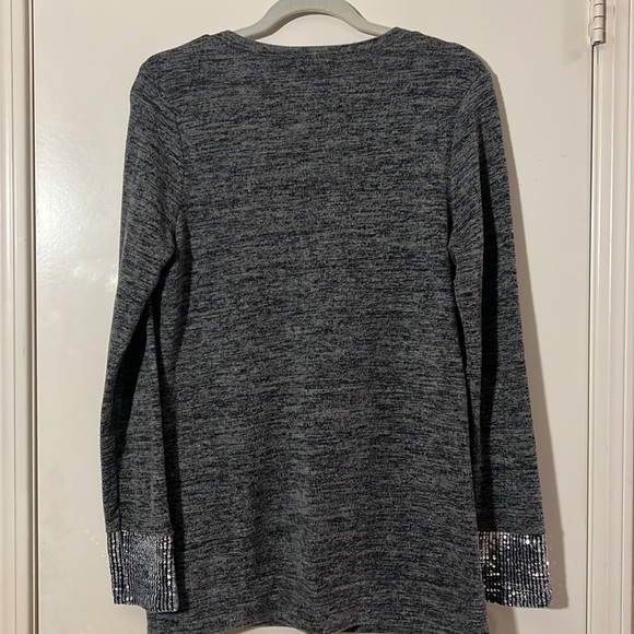 12 PM by Mon Ami Sequined Reindeer Sweater Christmas. - Picture 7 of 8